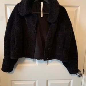 Lululemon - Textured Fleece Button Jacket